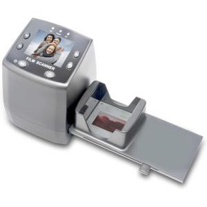 imageDIGITNOW 22MP Digital Film Scanner and Converter Includes Speed Load Adapters for 35mm 110 and 126 Negatives and Slides and Super 8 Films 24 LCD Screen and Builtin Editing Software